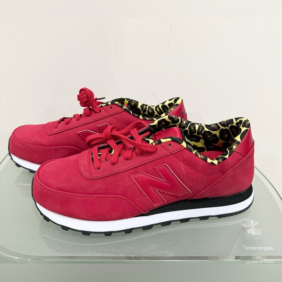 New Balance Shoes - New Balance 501 Women’s Size 11 Red ,Leopard Print, Feminine And Functional